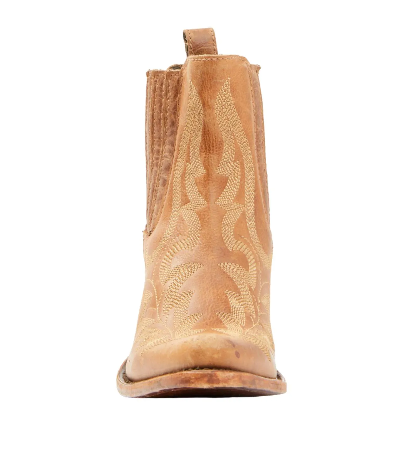 Women's Simone Stitched Ankle Boot In Tan
