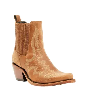 Women's Simone Stitched Ankle Boot In Tan