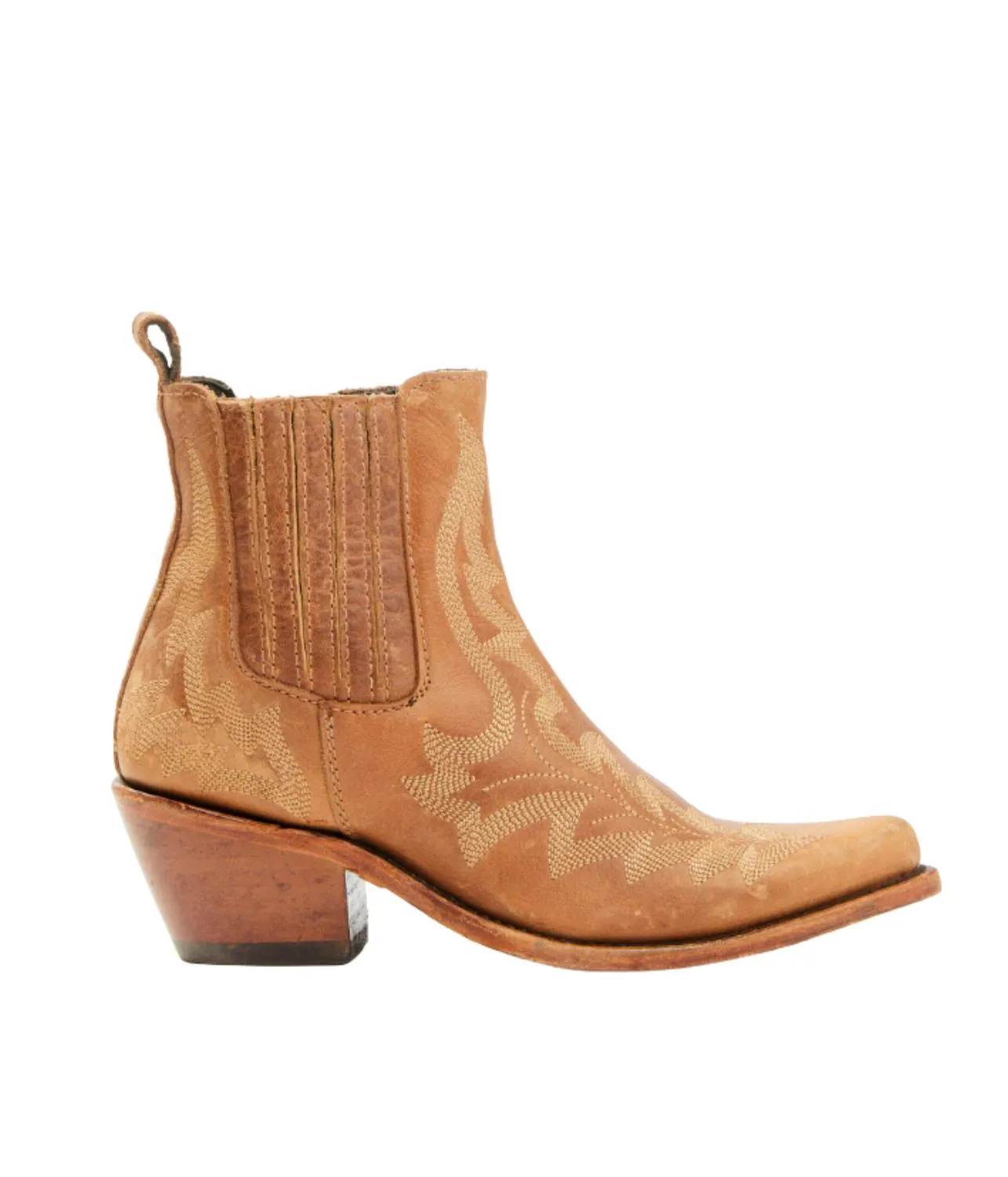 Women's Simone Stitched Ankle Boot In Tan