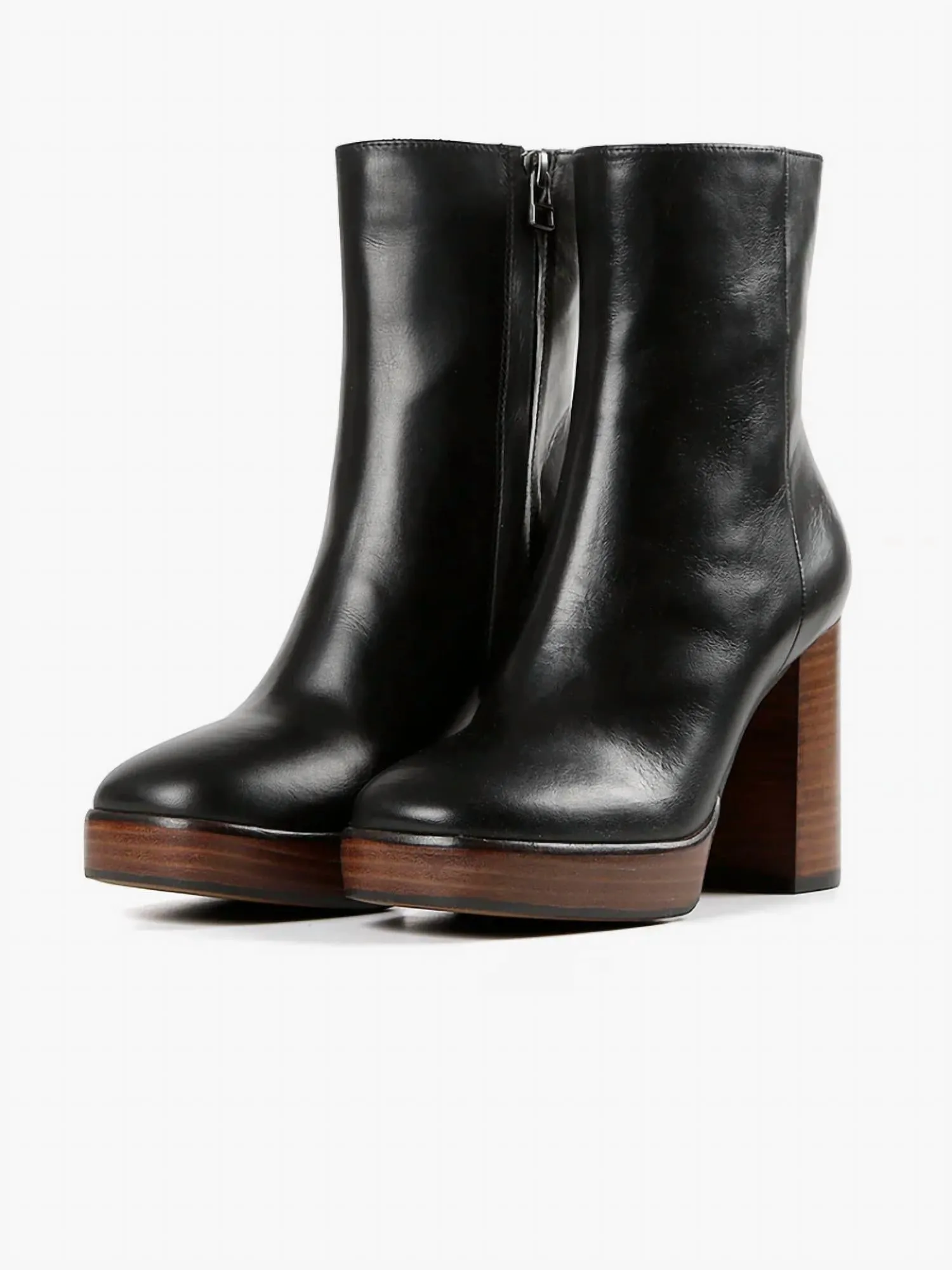 Women's Sleek Glamour Bootie In Black/brown