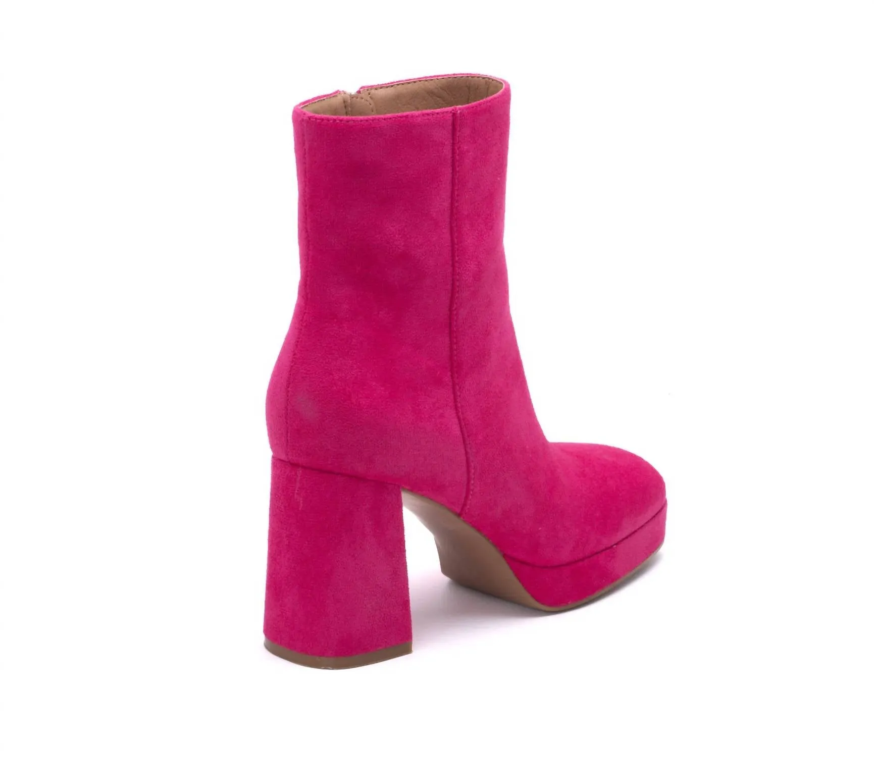Women's Slug Bug Suede Boots In Fushia