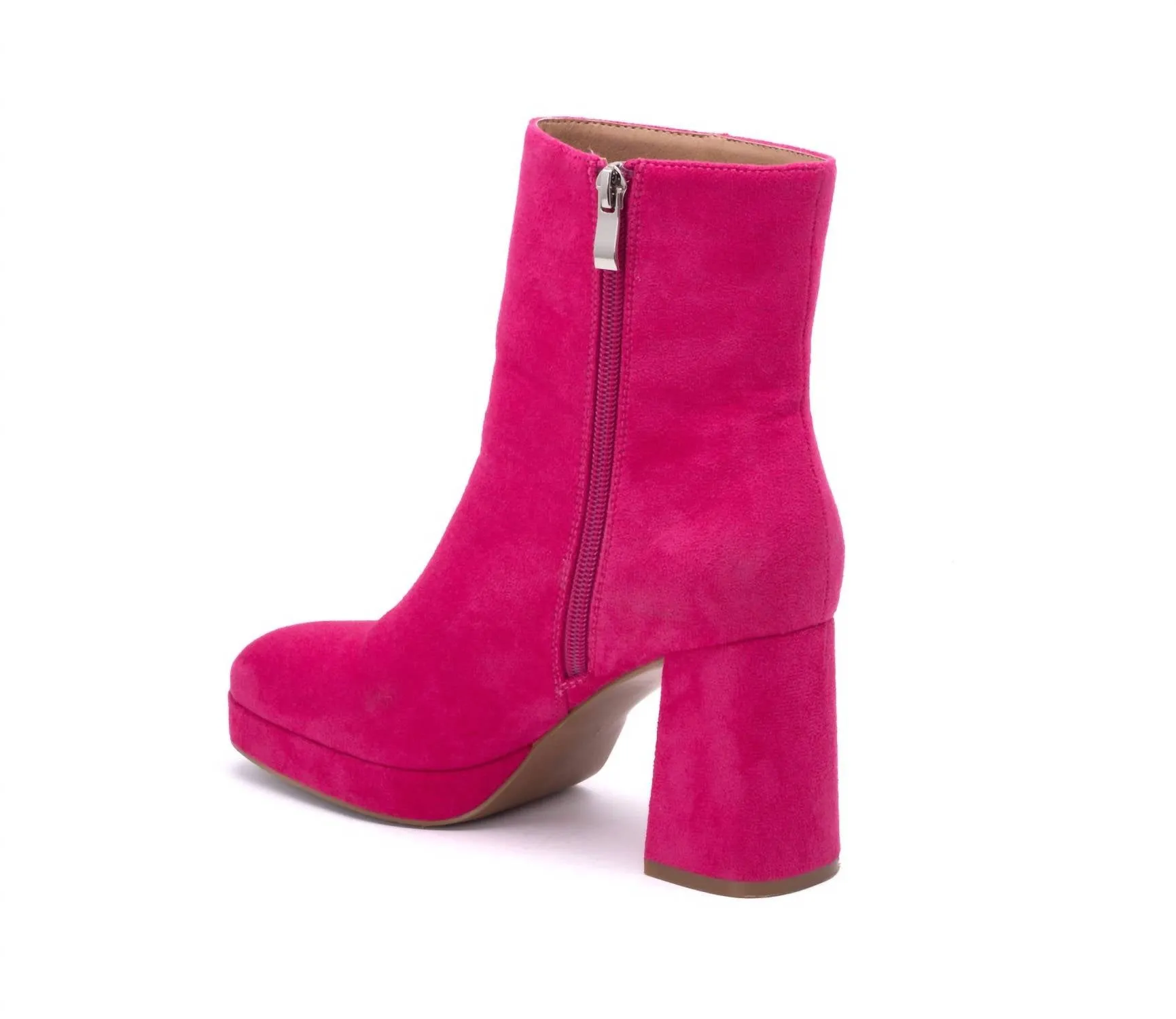 Women's Slug Bug Suede Boots In Fushia