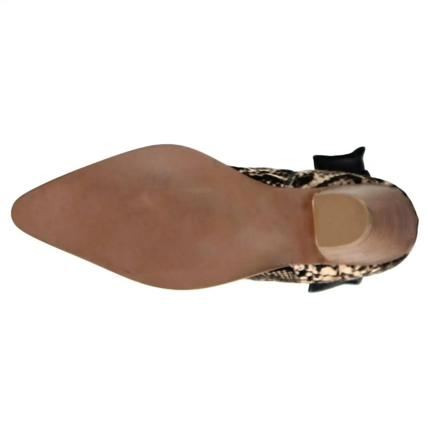 Womens Sound Off Snake Chelsea Boots In Beige/black