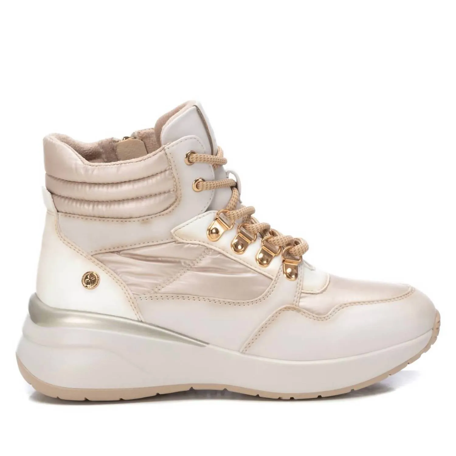 Women's Sport Wedge Booties In Beige