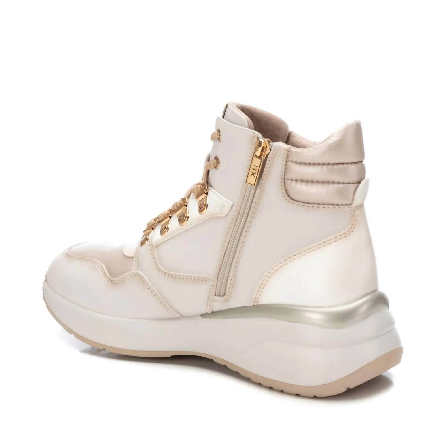 Women's Sport Wedge Booties In Beige