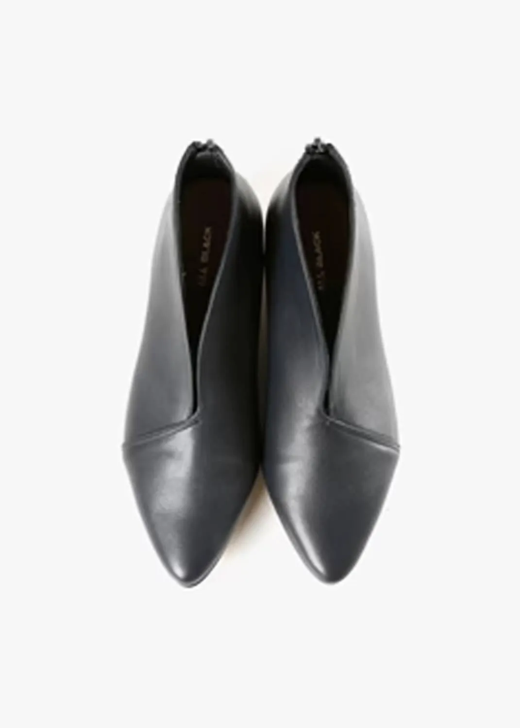 Women's Square Wedge Shootie In Black