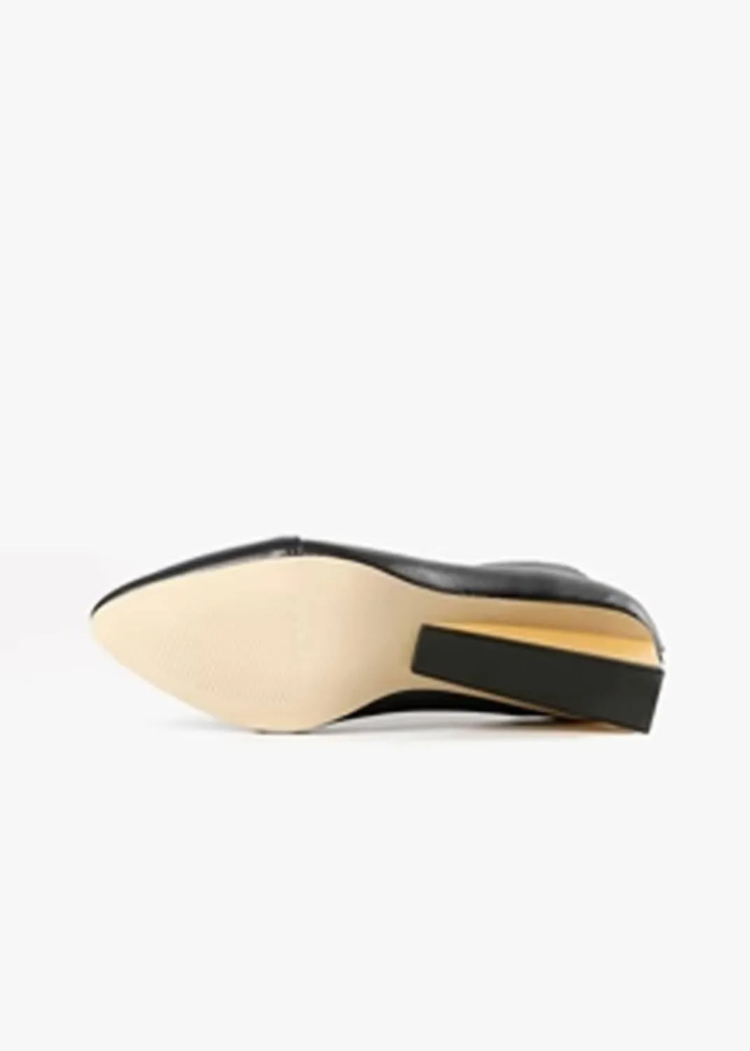 Women's Square Wedge Shootie In Black