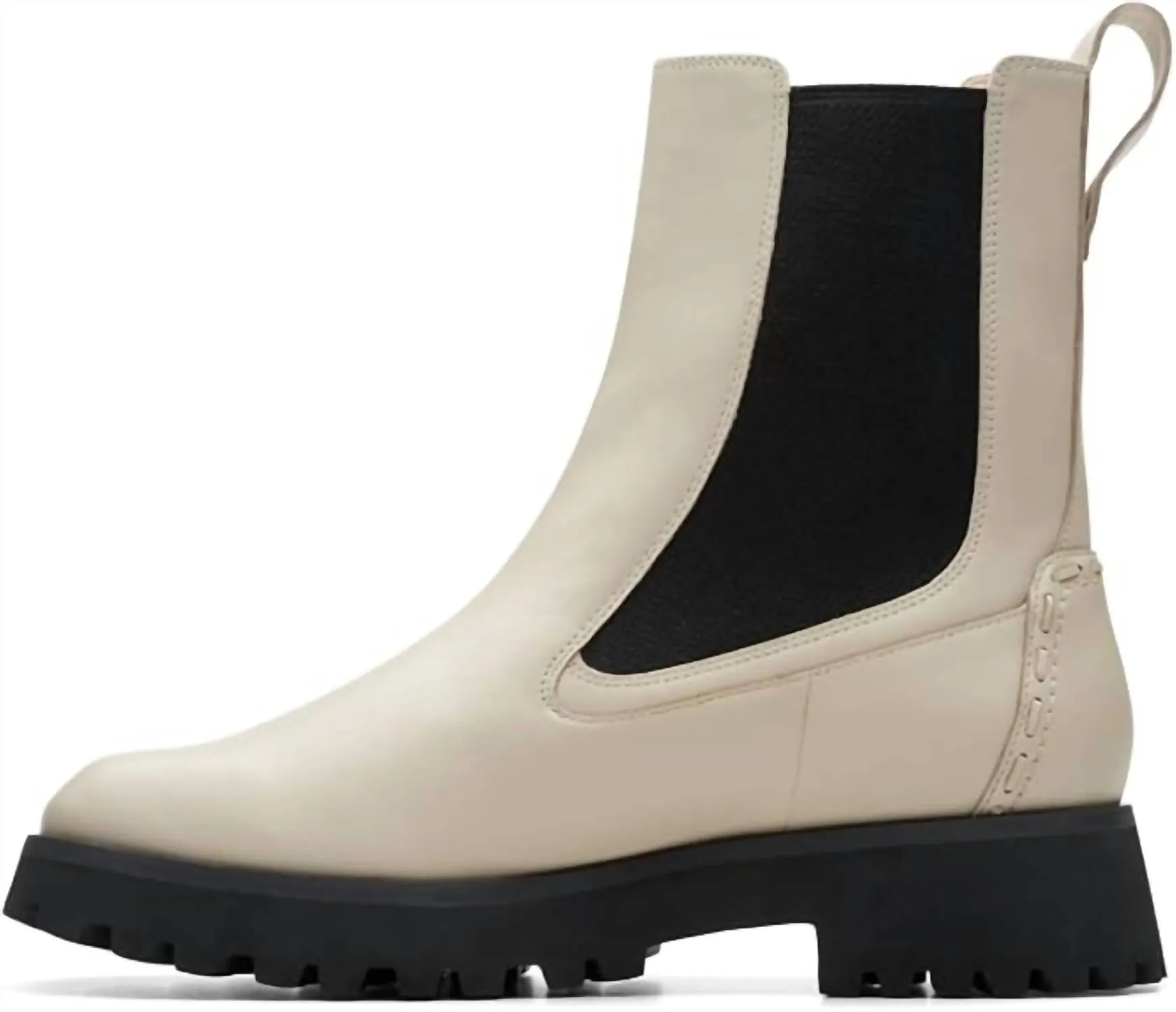 WomenS Stayso Rise Boots In Ivory Leather