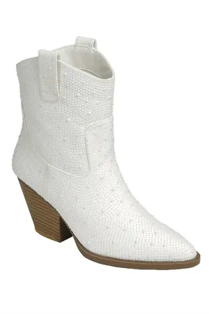 Women's Stop And Stare Bootie In Pearl