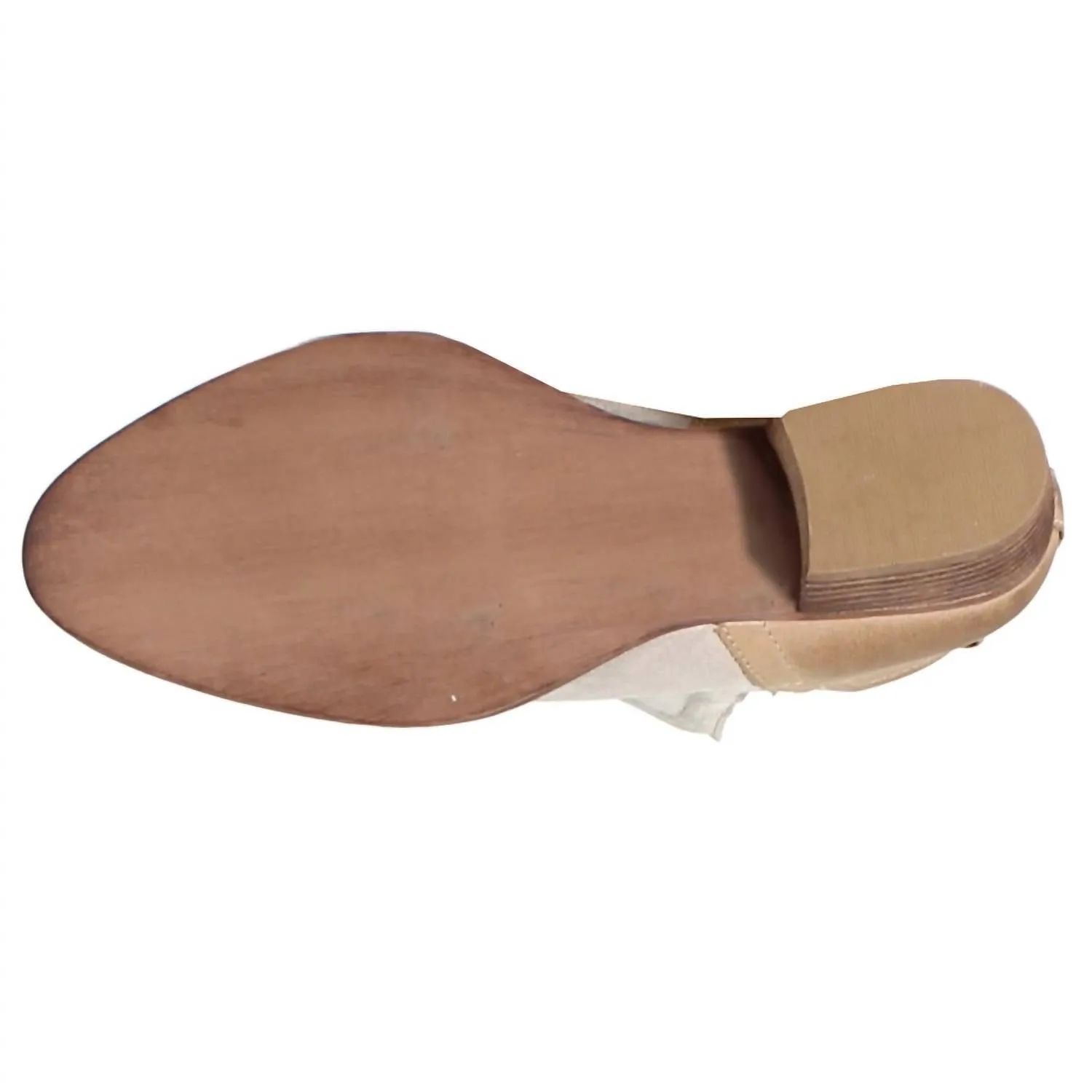 Women's Stop By Bootie In Sand/cognac
