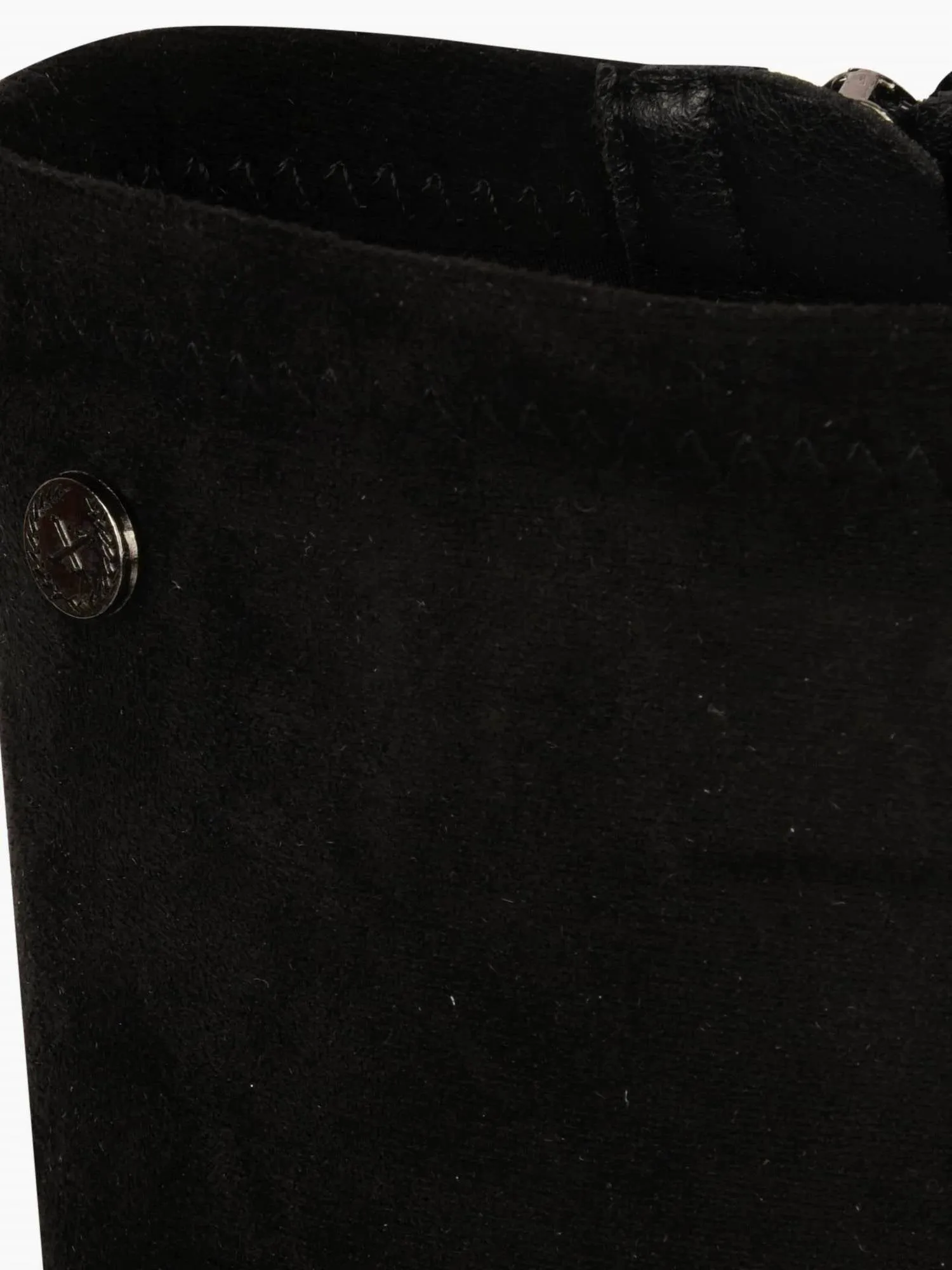 Women's Suede Dress Booties In Black