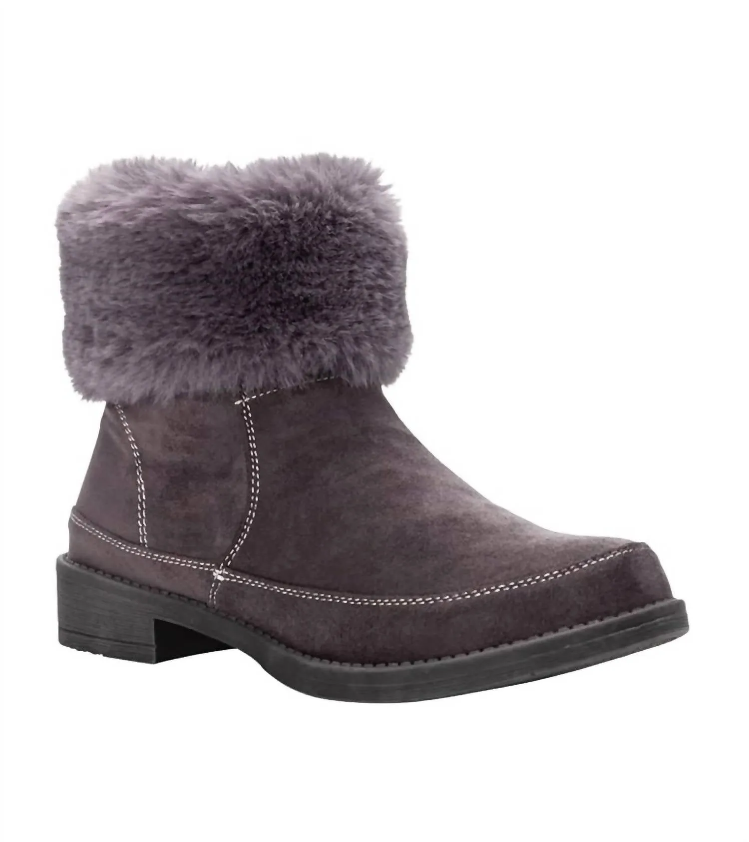Women's Tabitha Bootie - Extra Wide Width In Grey