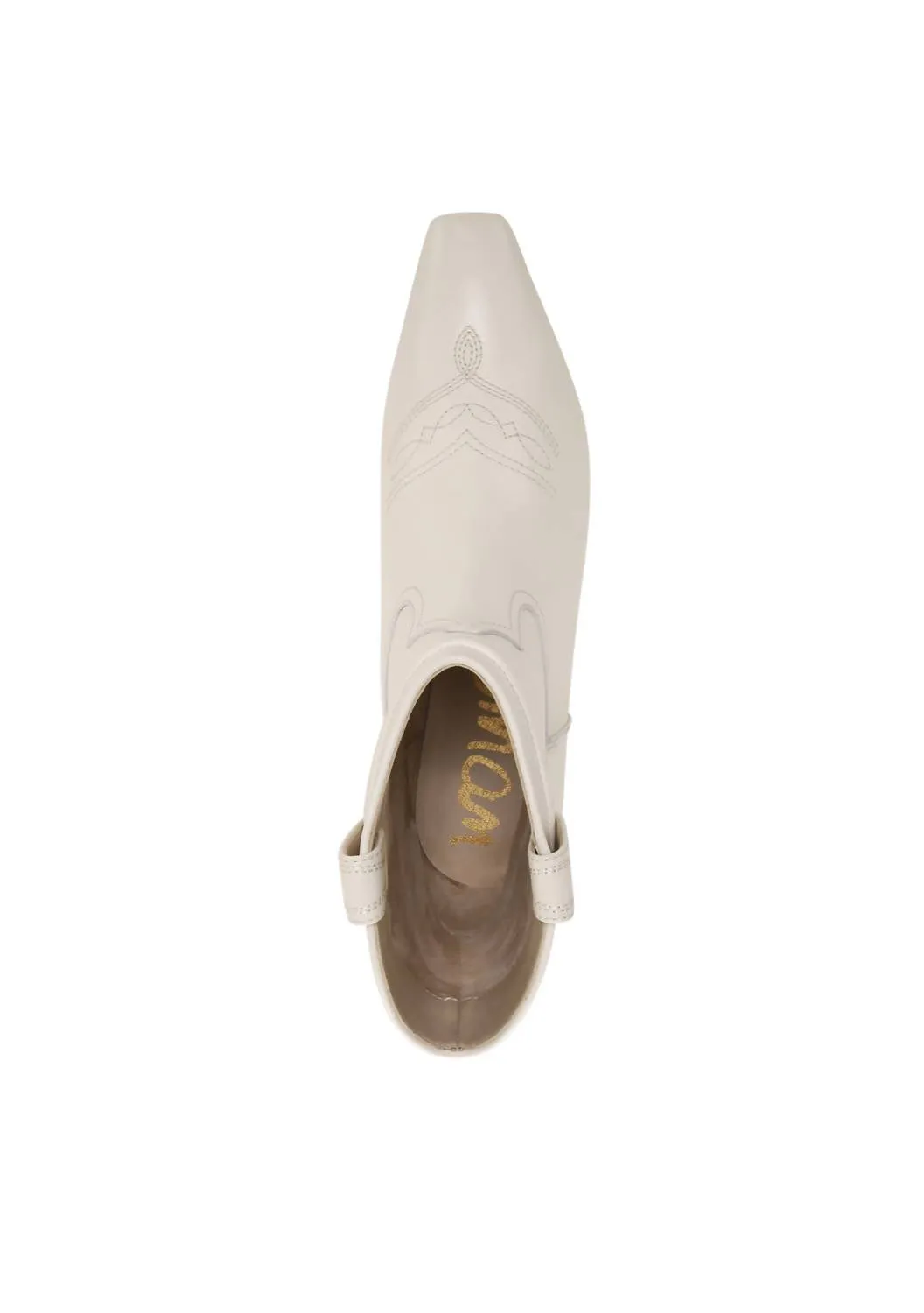 Women's Taryn Ankle Bootie In Ivory Leather