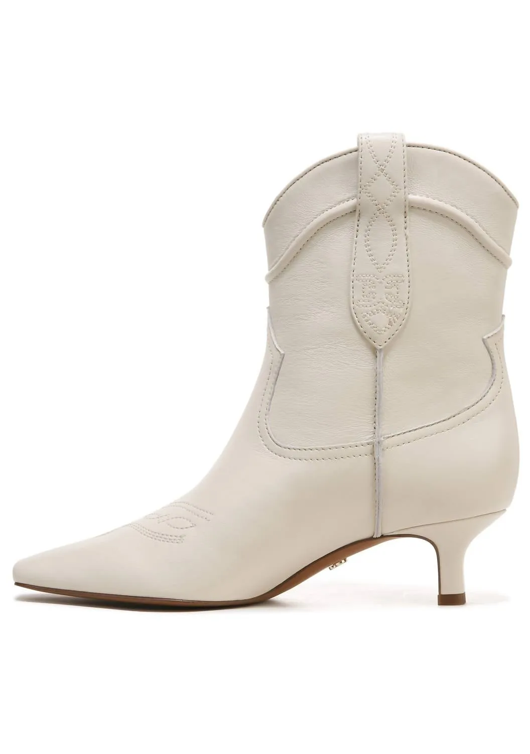 Women's Taryn Ankle Bootie In Ivory Leather