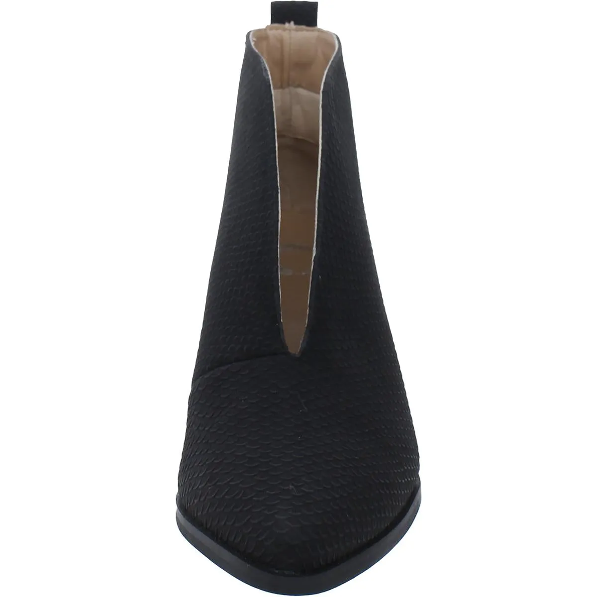 Womens Textured Slip-On Booties