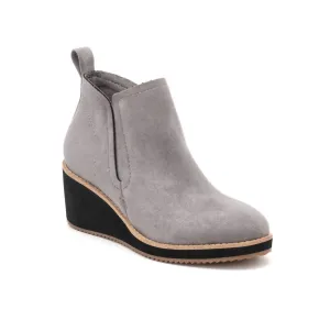 Women's Tomb Booties In Grey