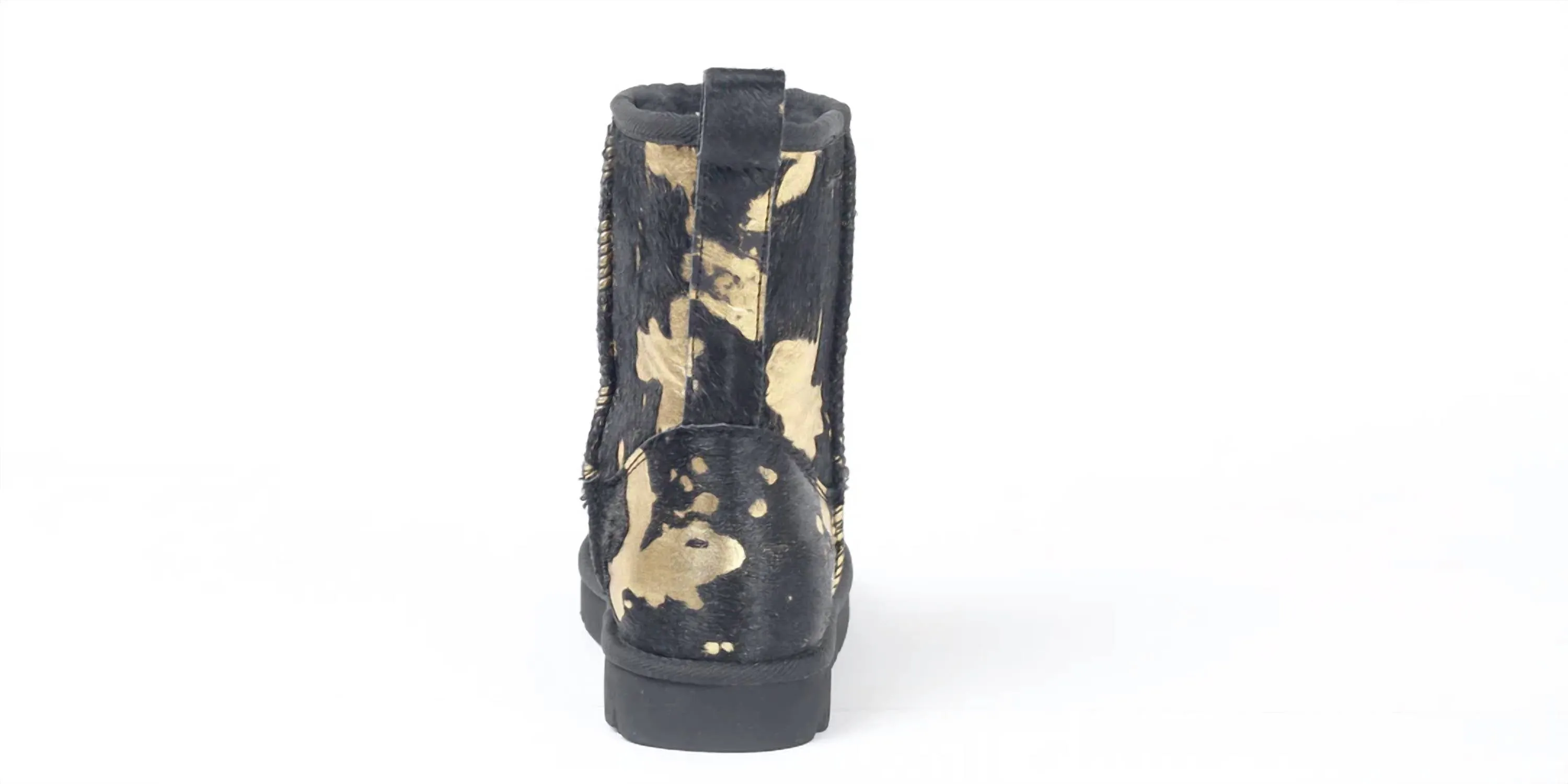 Women's Turano 7.5 Inch Boots In Etched Cow/gold