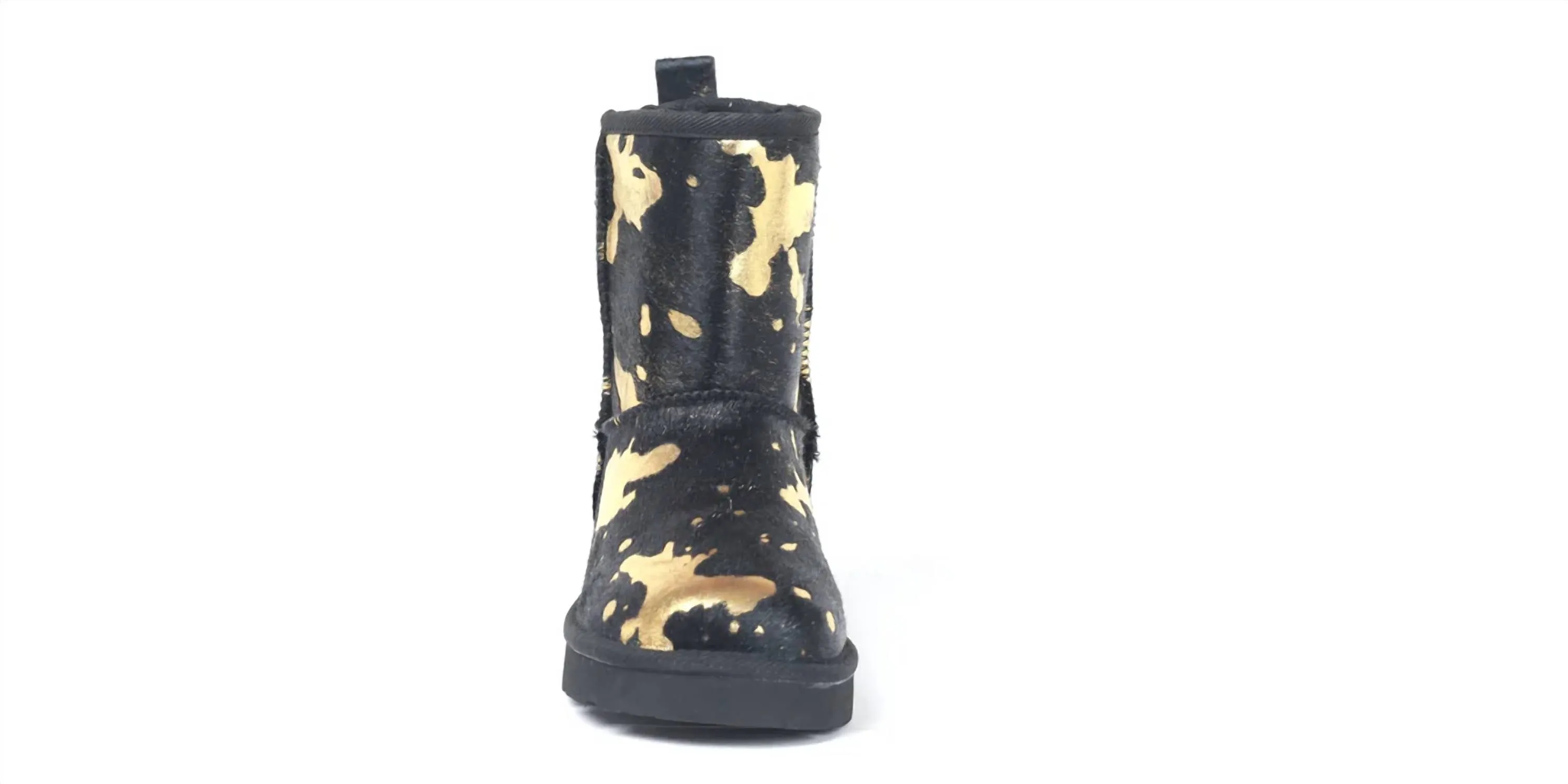 Women's Turano 7.5 Inch Boots In Etched Cow/gold
