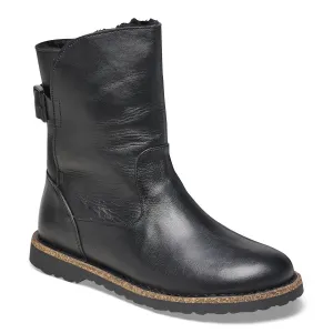 Women's Uppsala Shearling Boot In Black Leather