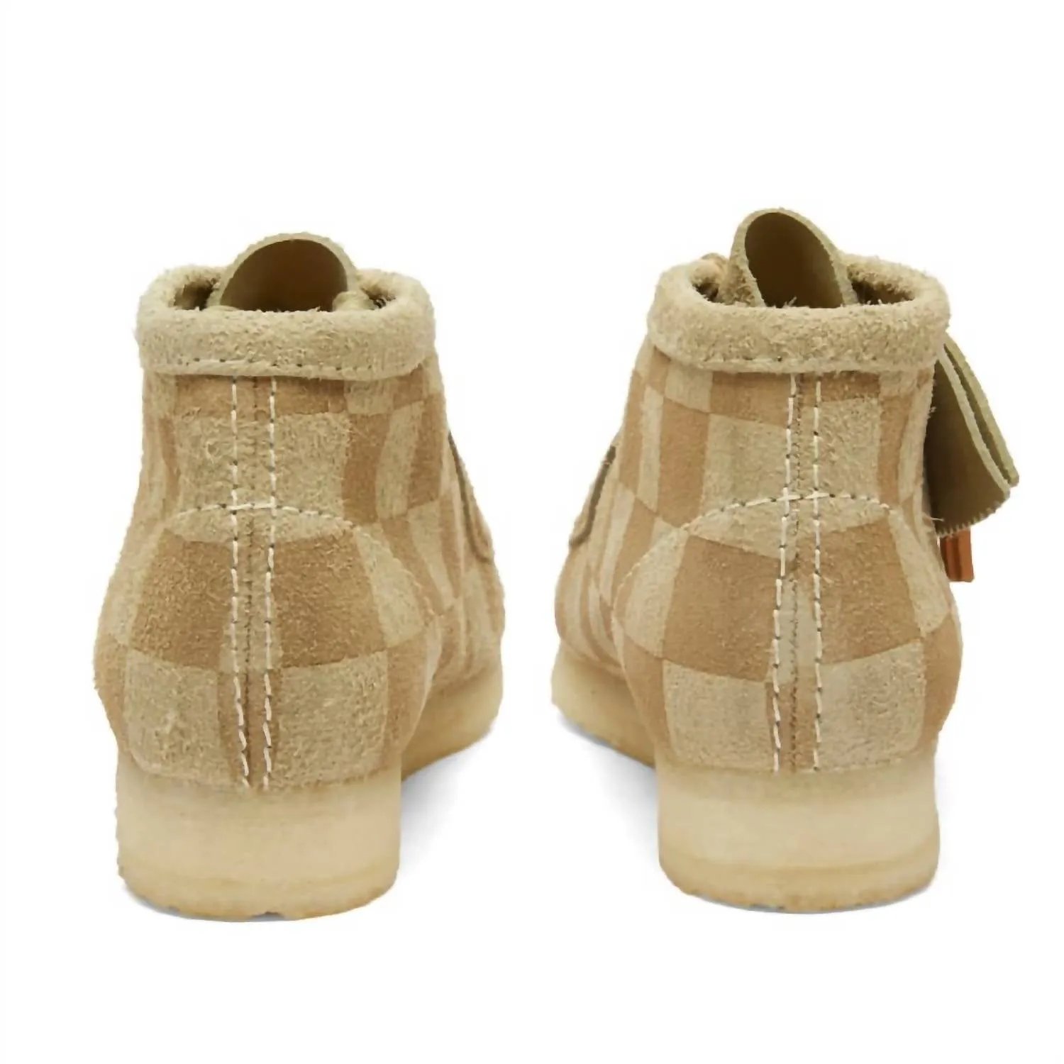 Women's Wallabee Boot In Maple Check