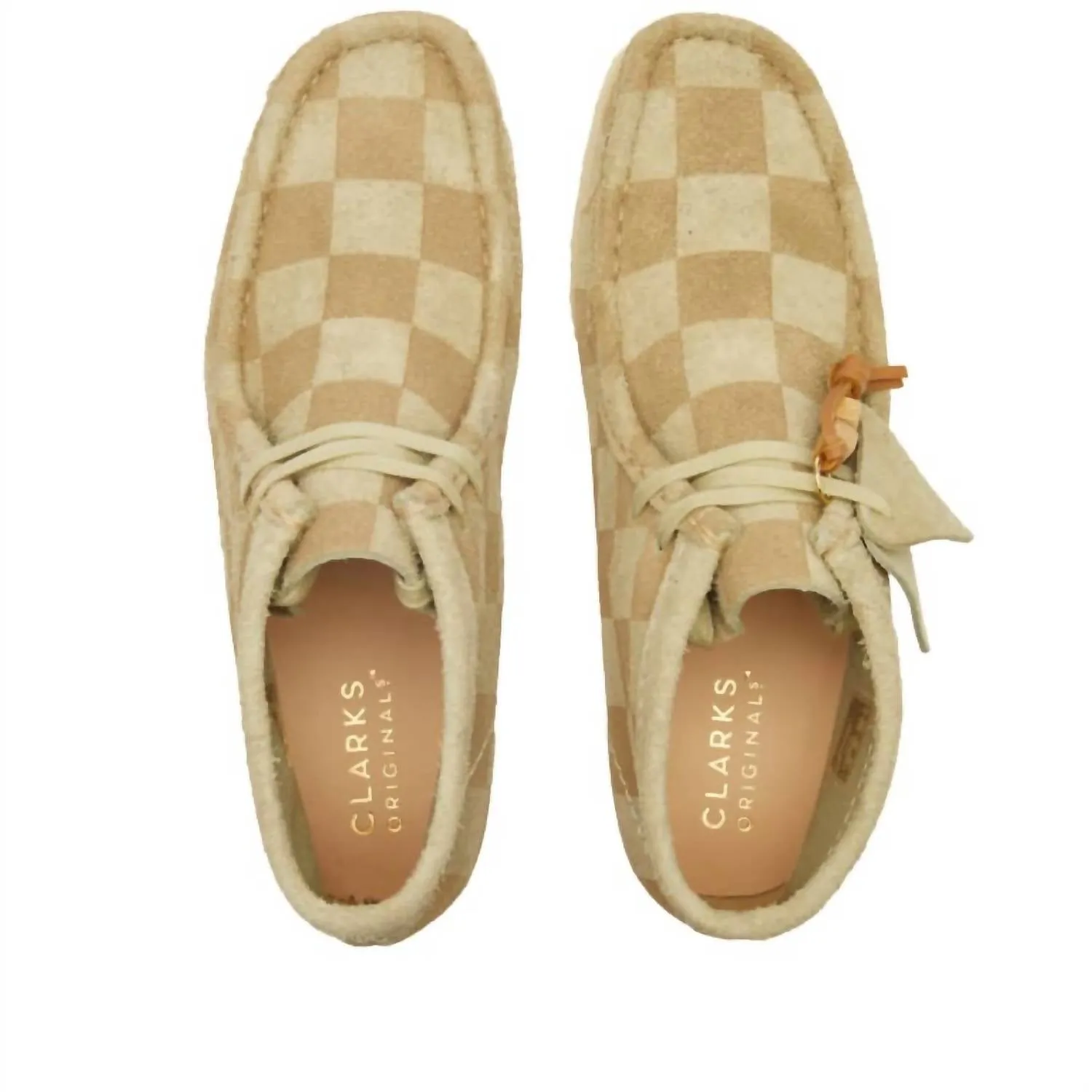 Women's Wallabee Boot In Maple Check