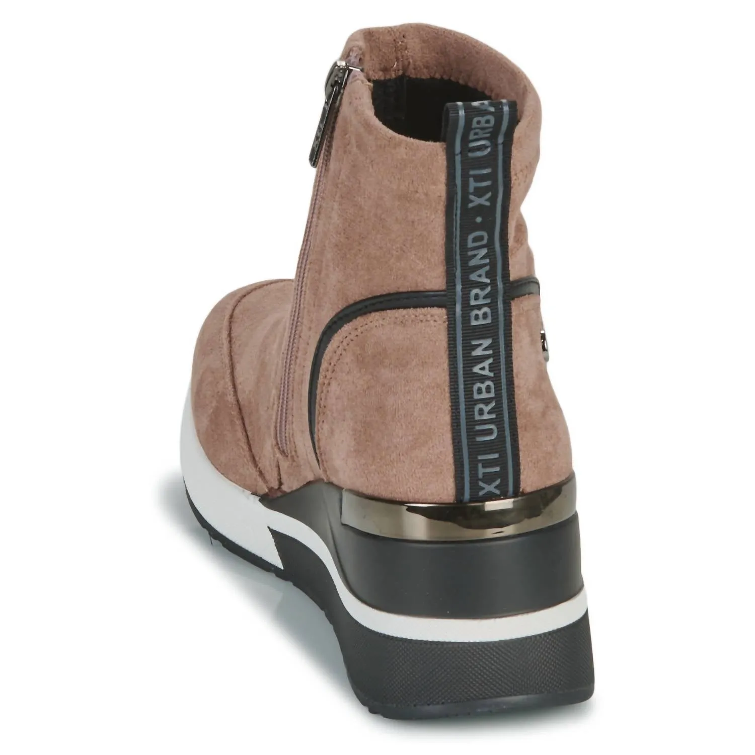 Women's Wedge Ankle Booties In Light Brown