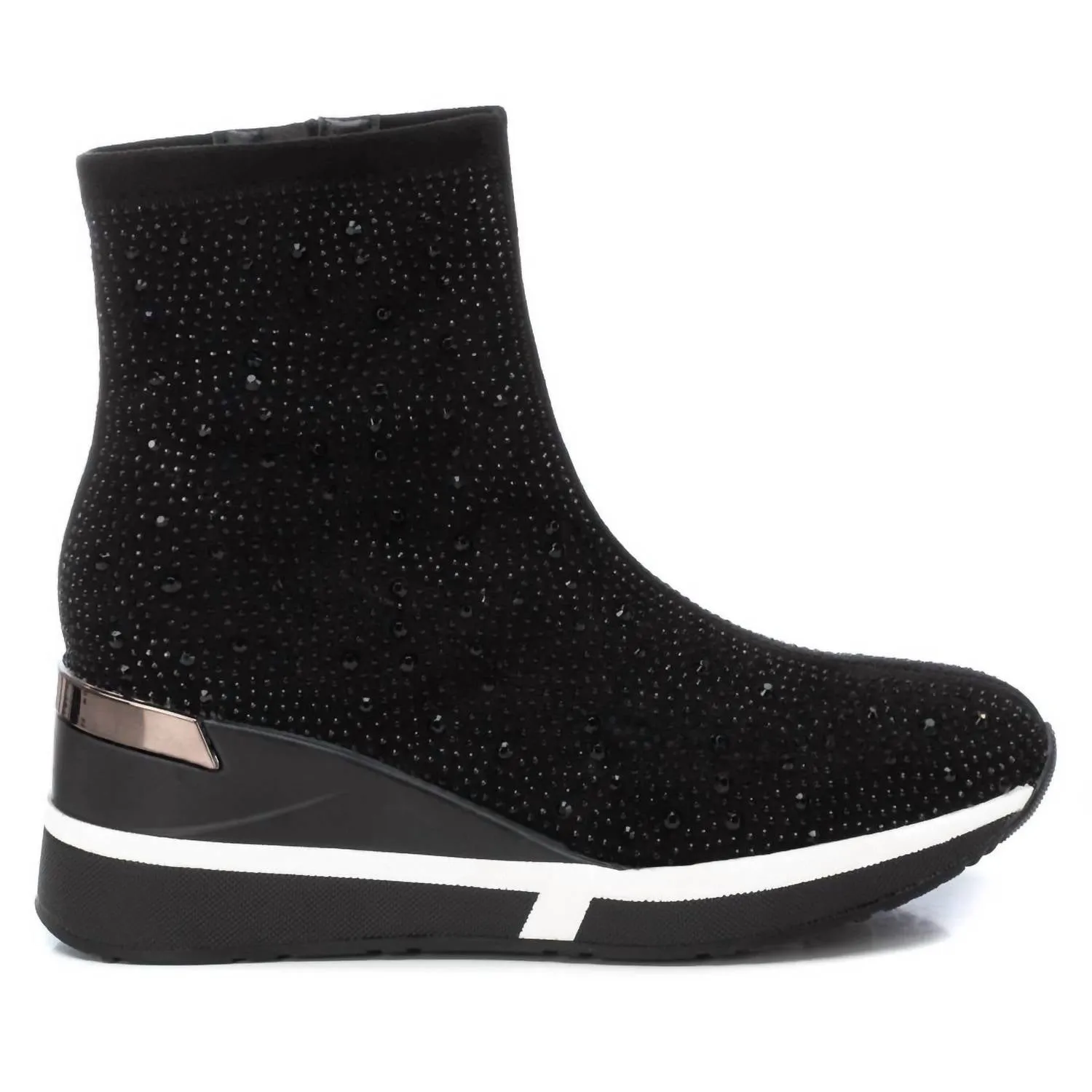 Women's Wedge Sport Booties In Black