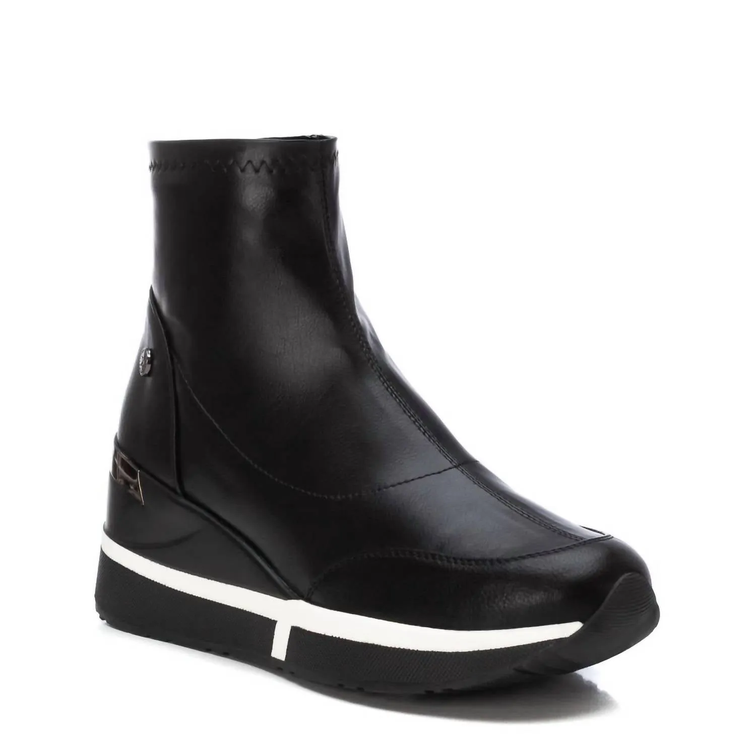 Women's Wedge Sport Booties In Black