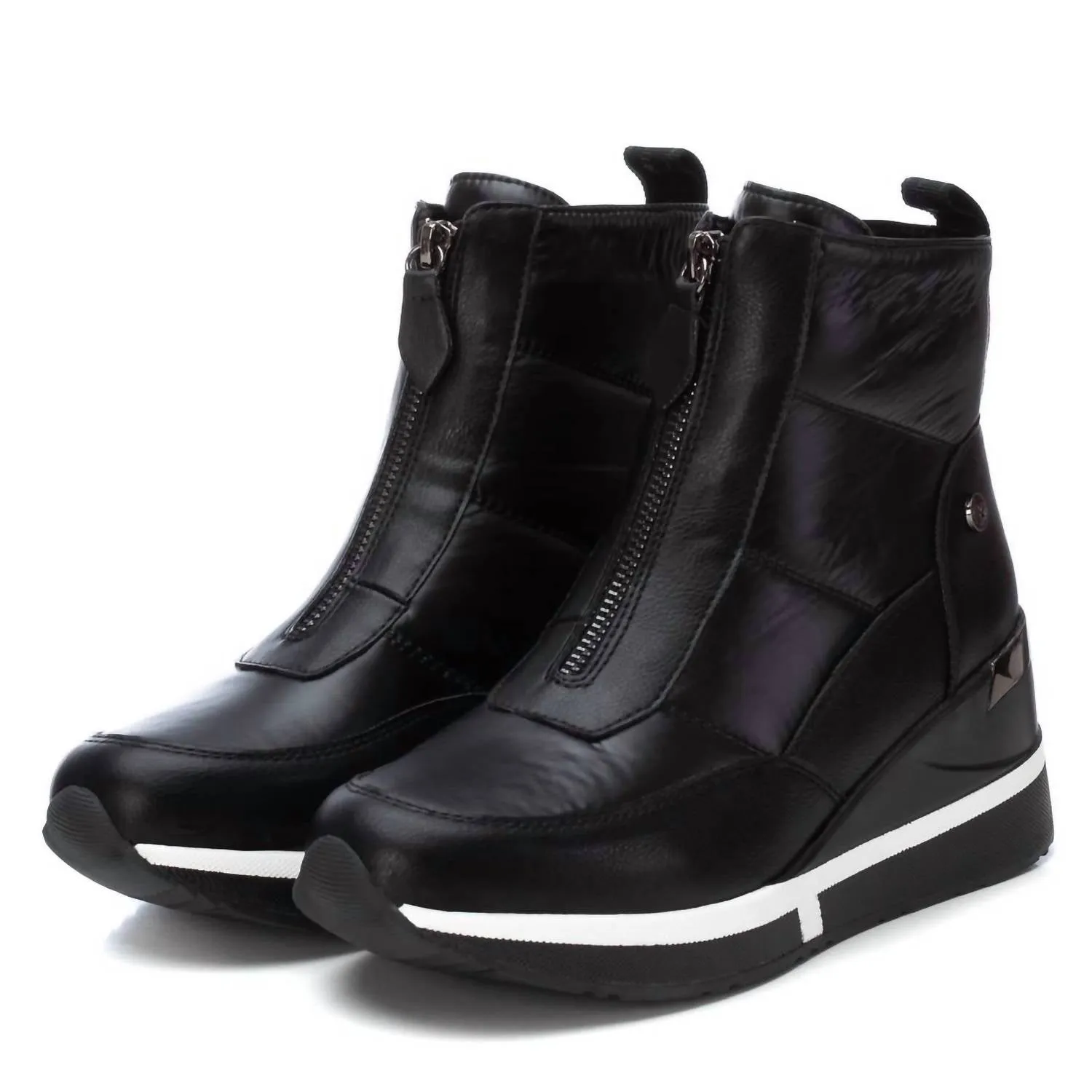 Women's Wedge Sport Booties In Black