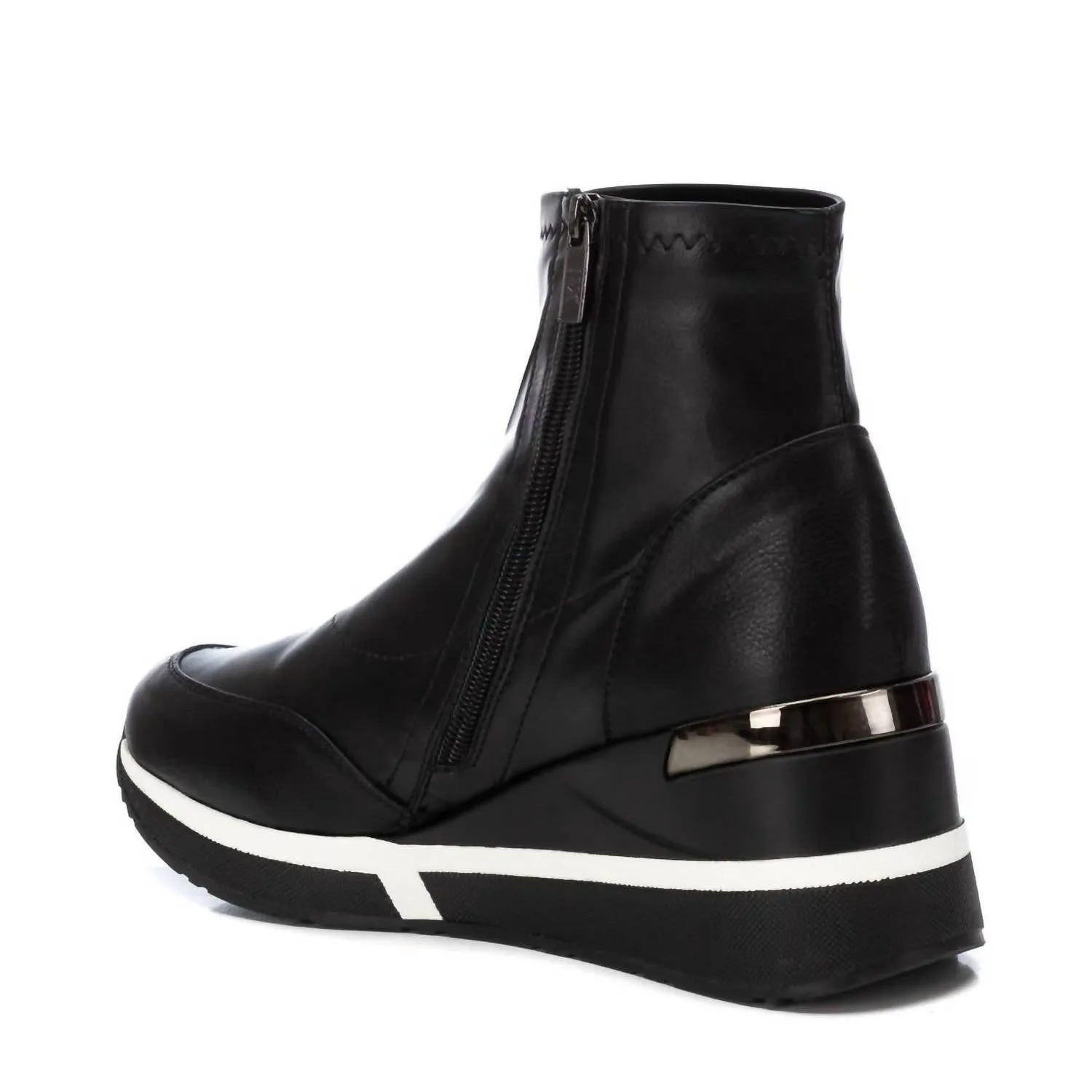 Women's Wedge Sport Booties In Black