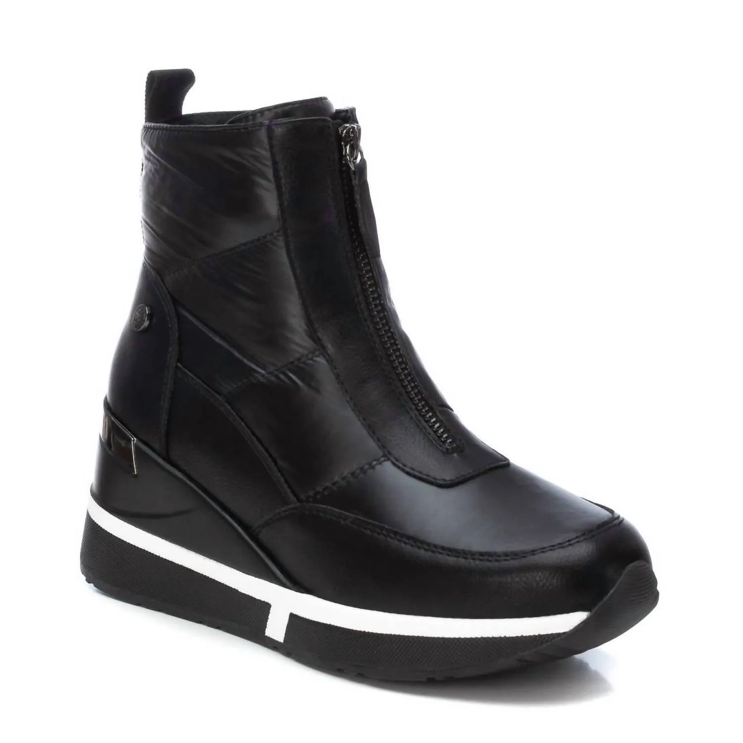 Women's Wedge Sport Booties In Black