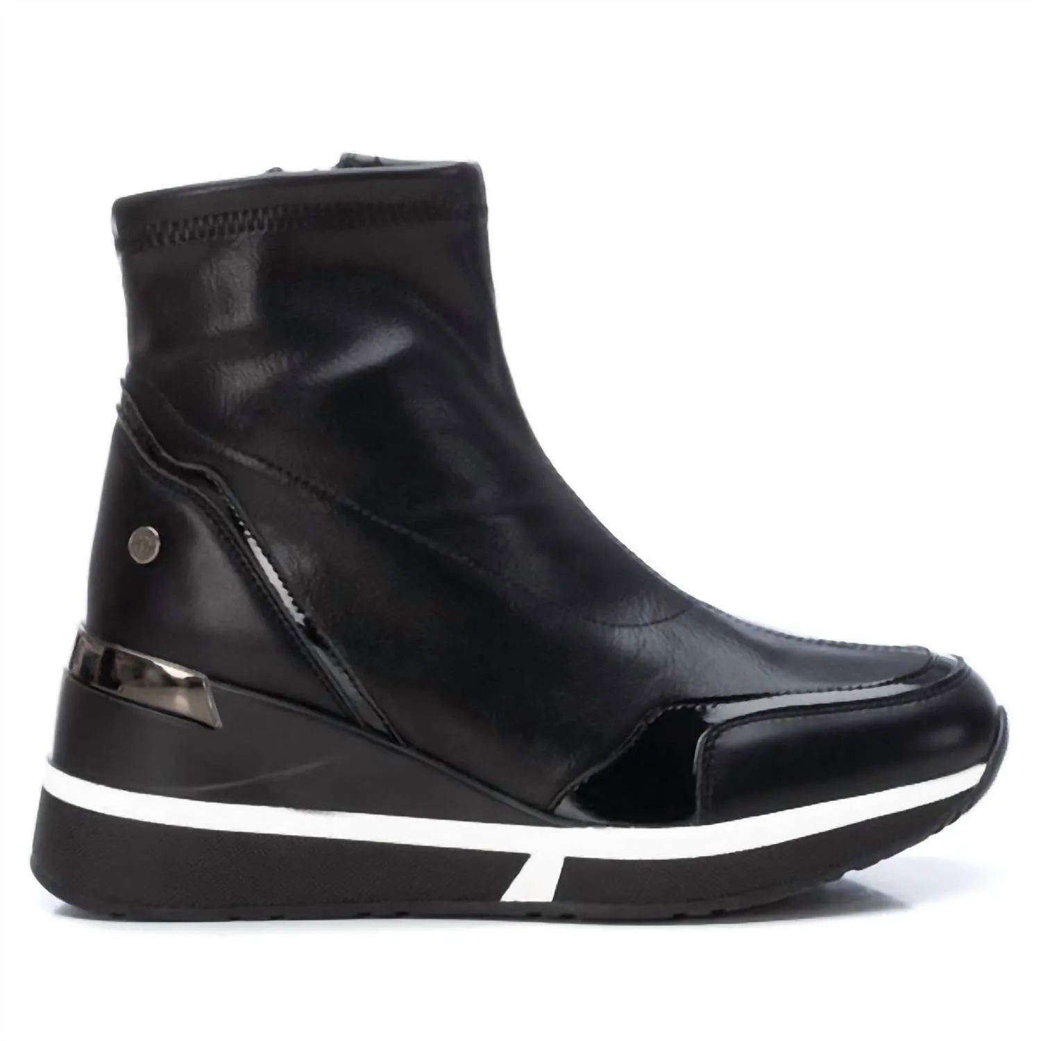 Women's Wedge Sport Booties In Black