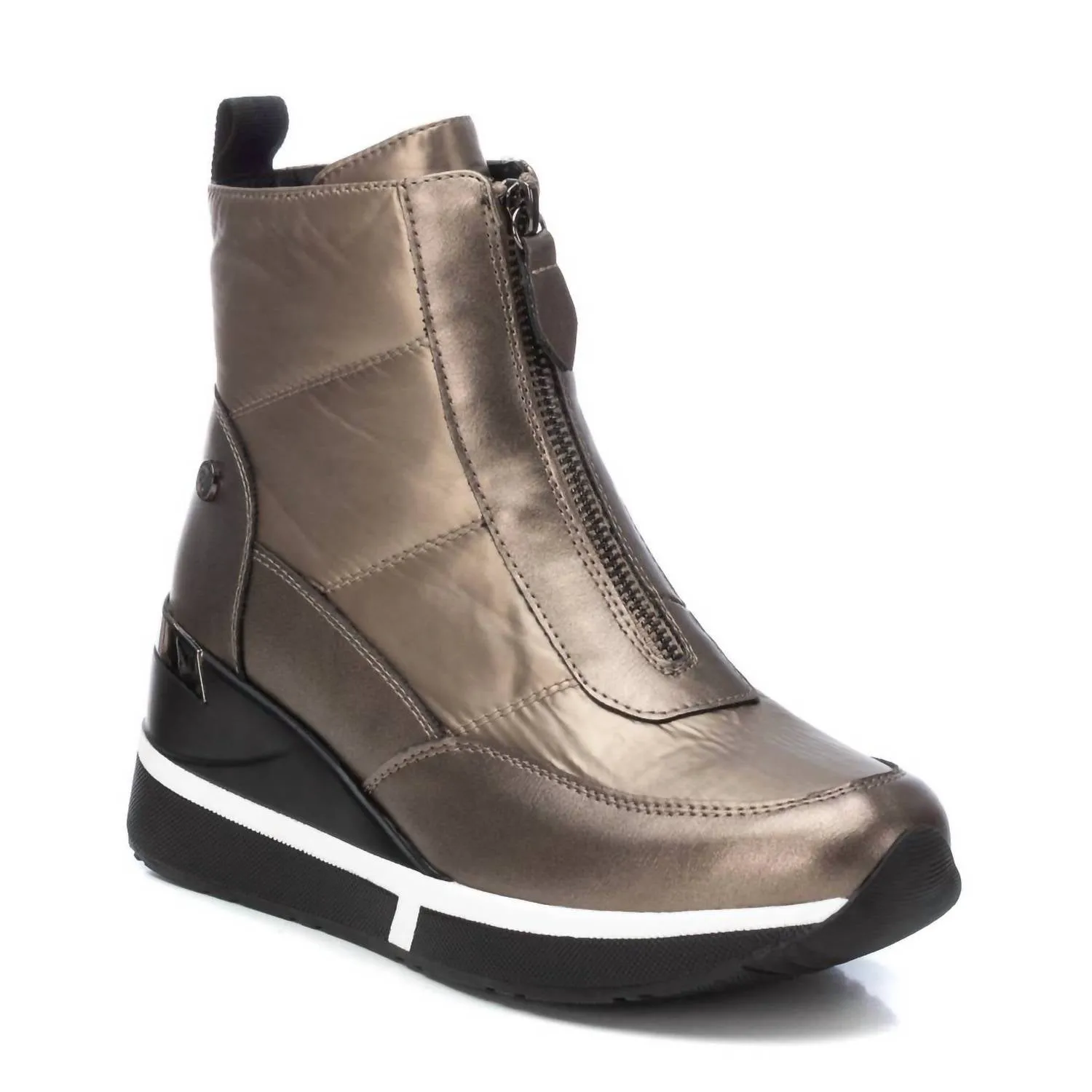 Women's Wedge Sport Booties In Plumb Copper