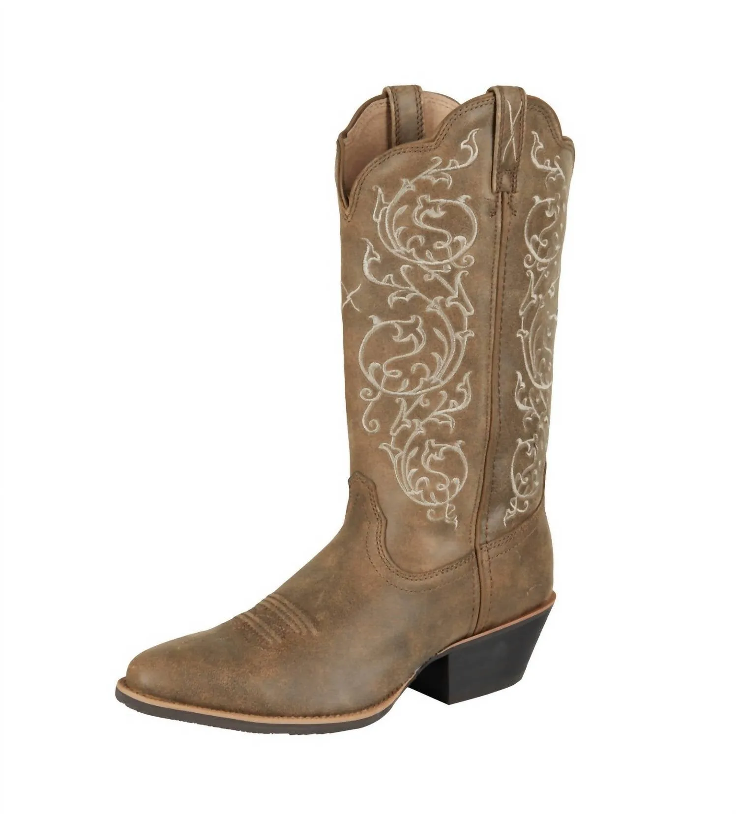 Women's Western R Toe Boots In Bomber
