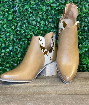 Women's Westin Bootie In Cow/beige Combo