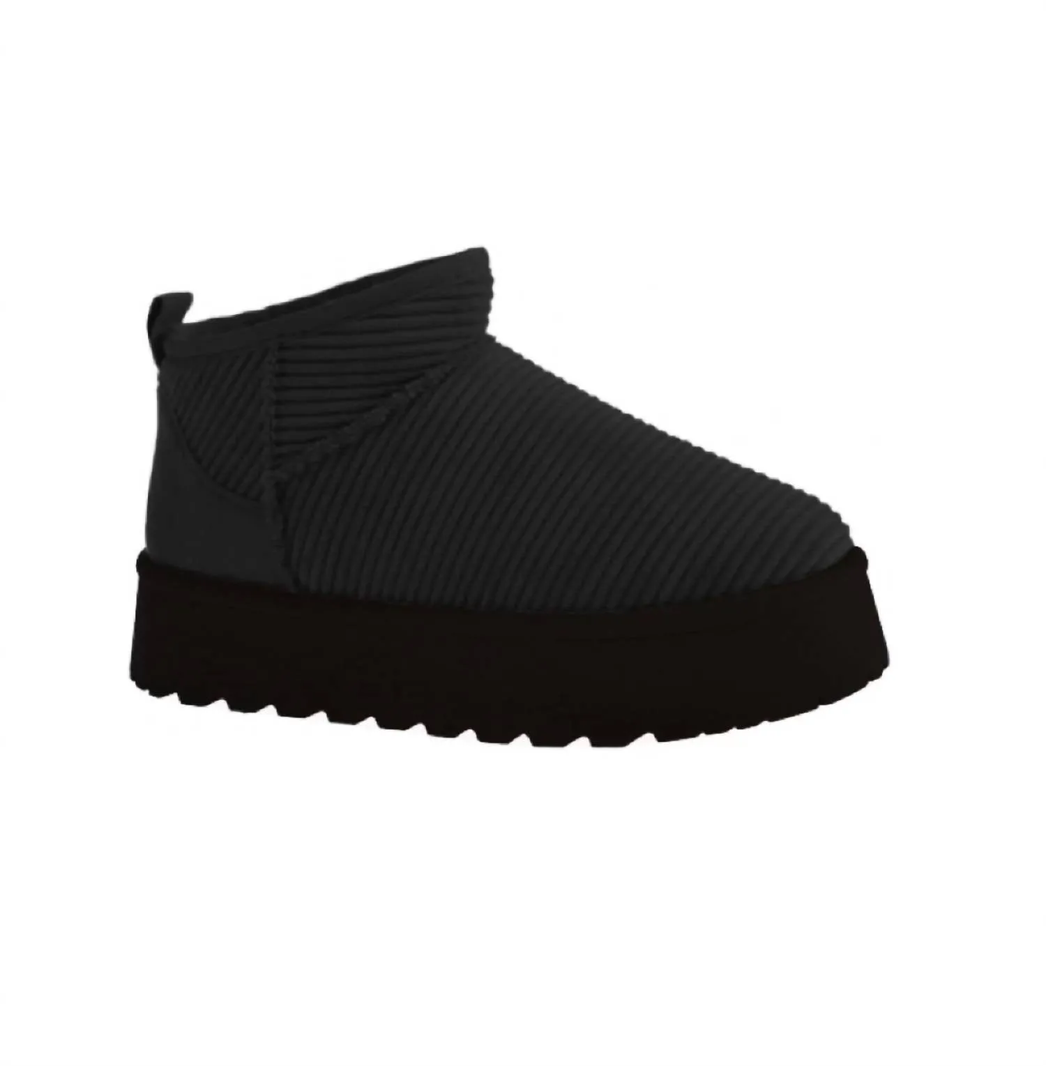 Women's Yarroh Corduroy Bootie In Black