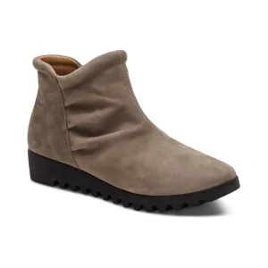 Women's Zoey Slip On Boot In Dark Taupe Nubuck
