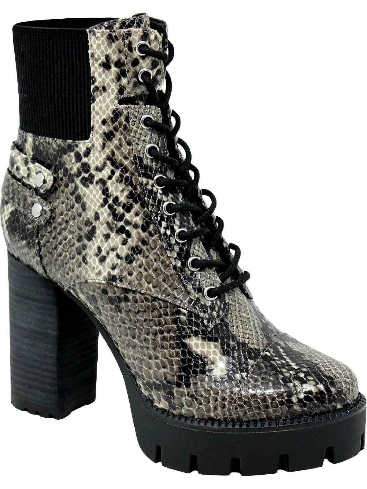 Wyatt Womens Faux Leather Booties