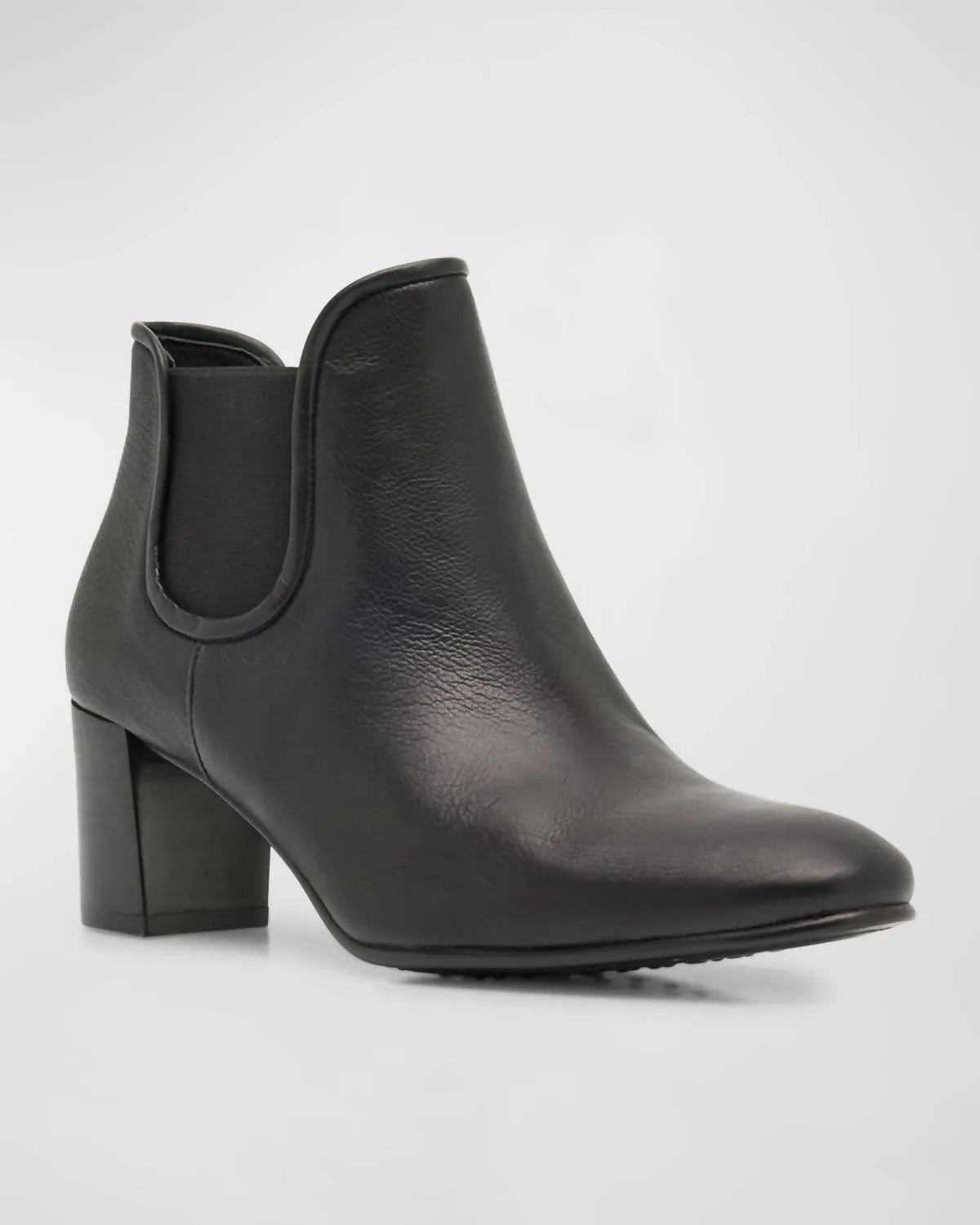 Xiane Leather Chelsea Ankle Boot In Black