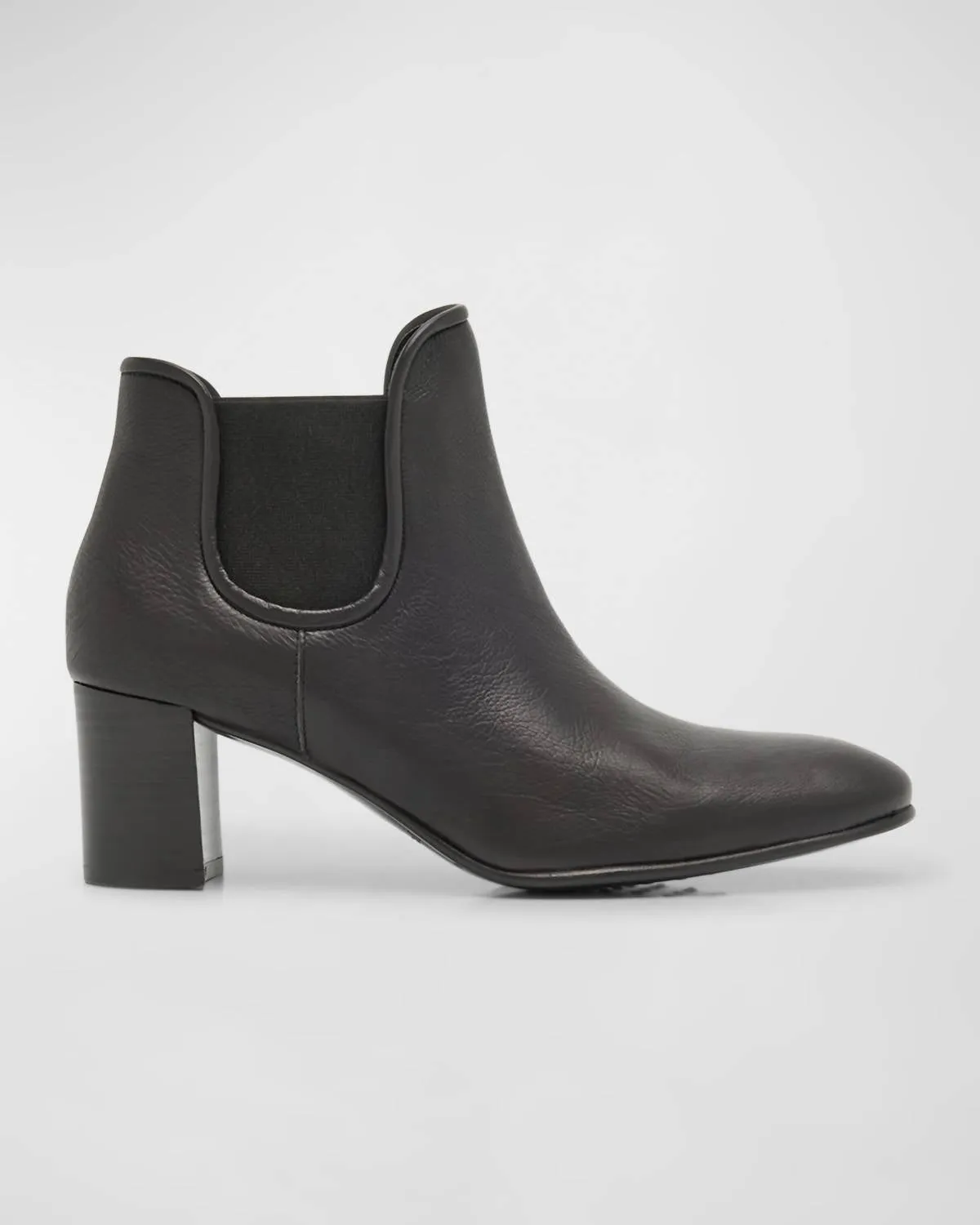 Xiane Leather Chelsea Ankle Boot In Black